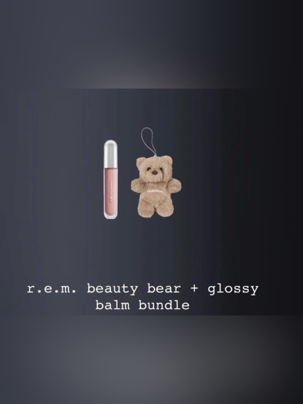 Official Ariana Grande REM Bear Gloss Balm Tour Bundle